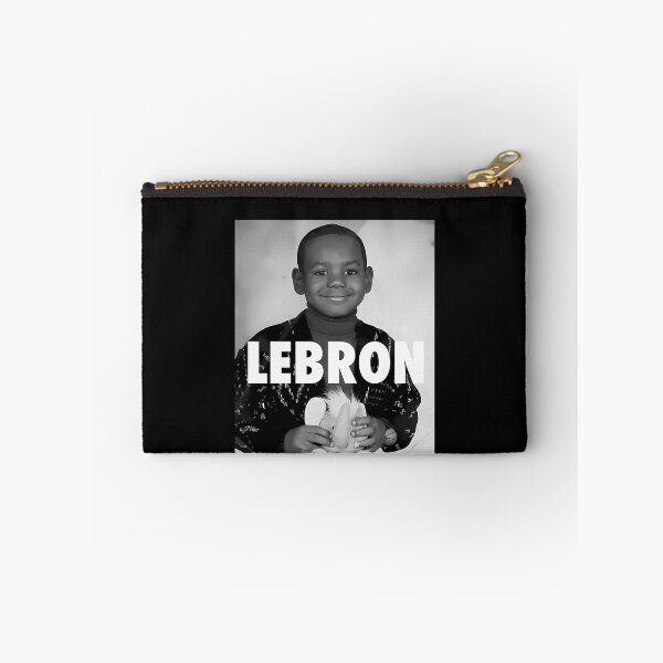 Item preview, Young Lebron Portrait Black designed and sold by MollyTalbot.
