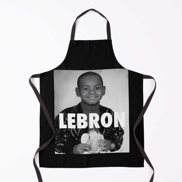 Item preview, Young Lebron Portrait Black designed and sold by MollyTalbot.