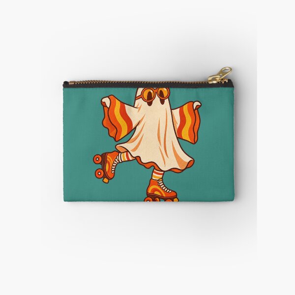 Item preview, Retro 1970s Groovy Ghost Roller Skate Art – Vintage Halloween Print designed and sold by MagicMakerPh.
