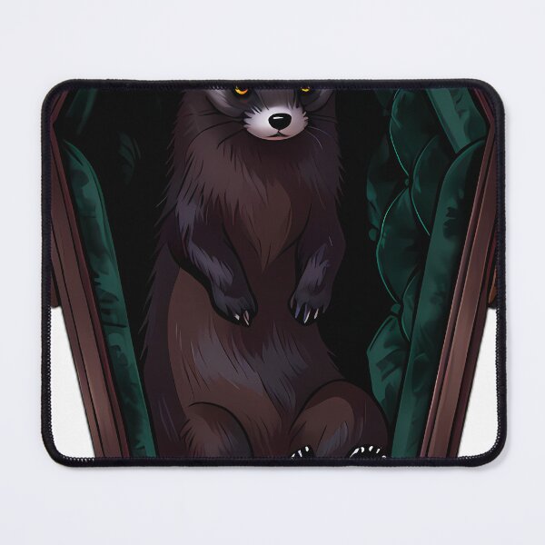 Item preview, Gothic Ermine Emerald Coffin designed and sold by IllumeInk.
