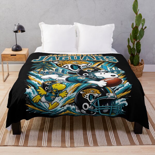 Item preview, Snoopy Jacksonville Jaguars Packers Dynamic Diving Catch Football Fan designed and sold by CaneufeyCip.