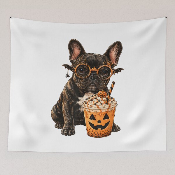 Item preview, Halloween French Bulldog Coffee Dog Lover Spooky Season designed and sold by HuserPiri.