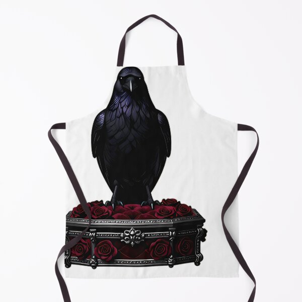 Item preview, Gothic Crow Blood Rose Coffin designed and sold by IllumeInk.