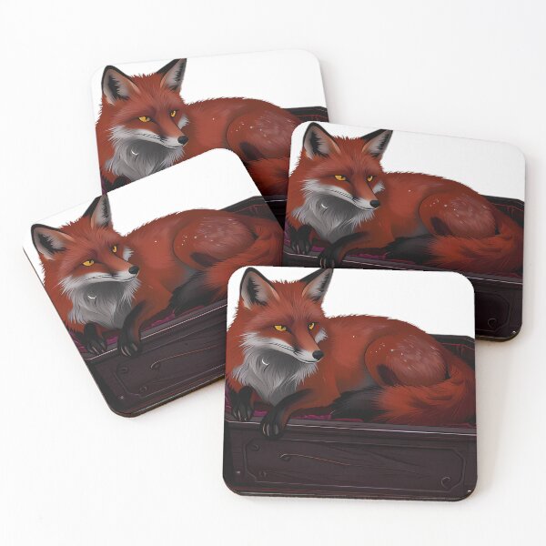 Item preview, Gothic Fox Forest Amber Coffin designed and sold by IllumeInk.