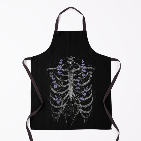 Item preview, Lavender Skeleton Ribcage Flowers Goth Floral Death Dark Alt designed and sold by PeggyGilligan.