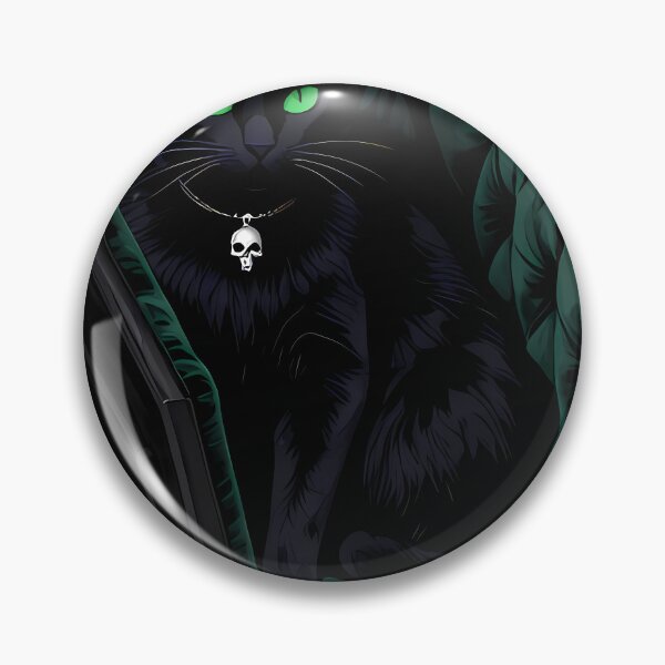 Item preview, Gothic Black Cat Emerald Coffin designed and sold by IllumeInk.