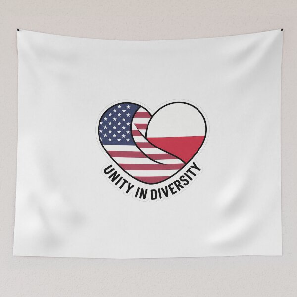 Item preview, Unity in Diversity Flags Heart designed and sold by NiftyWrx.