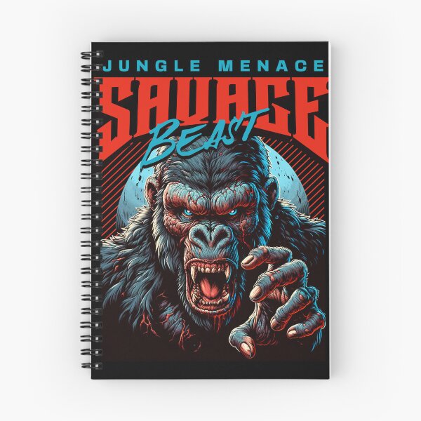 Item preview, Jungle Menace Savage Beast Gorilla Tee | Wild Animal Graphic Shirt | Streetwear Tshirt Men designed and sold by vec4u.