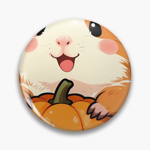 Item preview, Cute Farm Guinea Pig with Mini Pumpkin designed and sold by pumsquare.