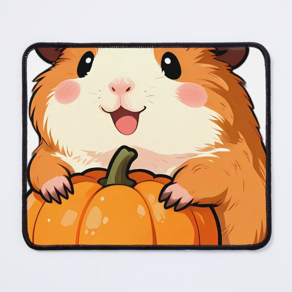 Item preview, Cute Farm Guinea Pig with Mini Pumpkin designed and sold by pumsquare.