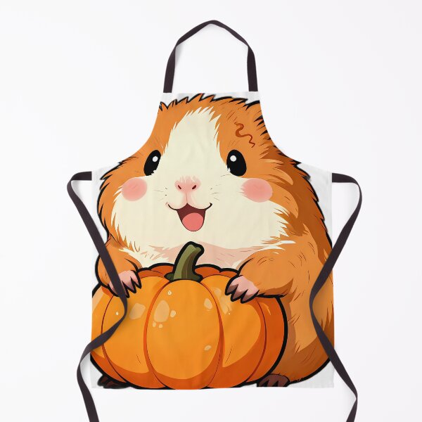 Item preview, Cute Farm Guinea Pig with Mini Pumpkin designed and sold by pumsquare.