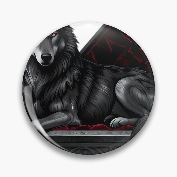 Item preview, Gothic Direwolf Blood Moon Coffin designed and sold by IllumeInk.