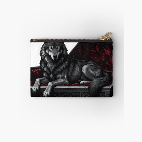 Item preview, Gothic Direwolf Blood Moon Coffin designed and sold by IllumeInk.