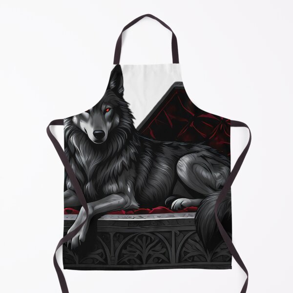 Item preview, Gothic Direwolf Blood Moon Coffin designed and sold by IllumeInk.