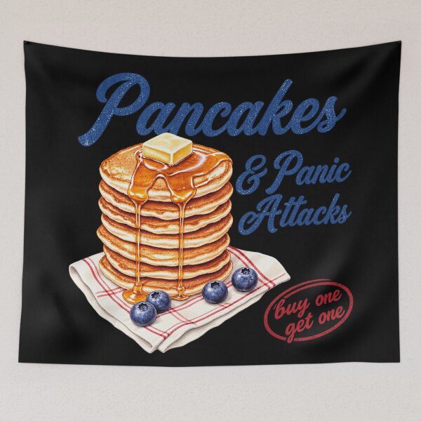Item preview, Pancakes And Panic Attacks designed and sold by nasr-say.