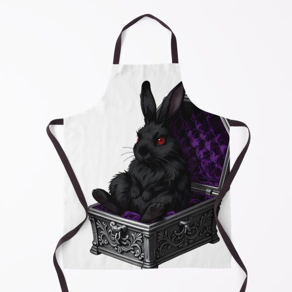 Item preview, Gothic Moon Rabbit Silver Coffin designed and sold by IllumeInk.