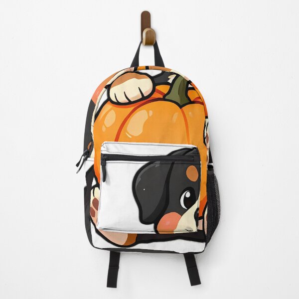 Item preview, Cute Bernese Mountain Dog Puppy with Pumpkin designed and sold by pumsquare.