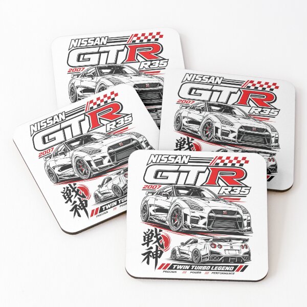 Item preview, Nissan GTR R35 Twin Turbo Legend JDM Racing Car designed and sold by graphic-genie.