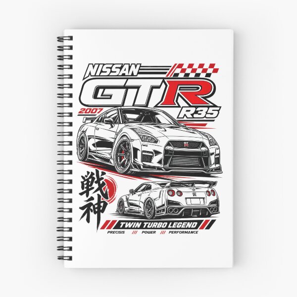 Item preview, Nissan GTR R35 Twin Turbo Legend JDM Racing Car designed and sold by graphic-genie.