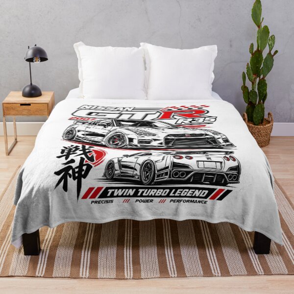 Item preview, Nissan GTR R35 Twin Turbo Legend JDM Racing Car designed and sold by graphic-genie.
