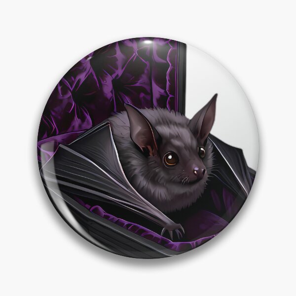 Item preview, Gothic Fruit Bat Amethyst Coffin designed and sold by IllumeInk.