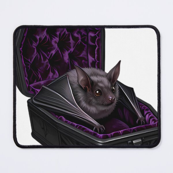 Item preview, Gothic Fruit Bat Amethyst Coffin designed and sold by IllumeInk.