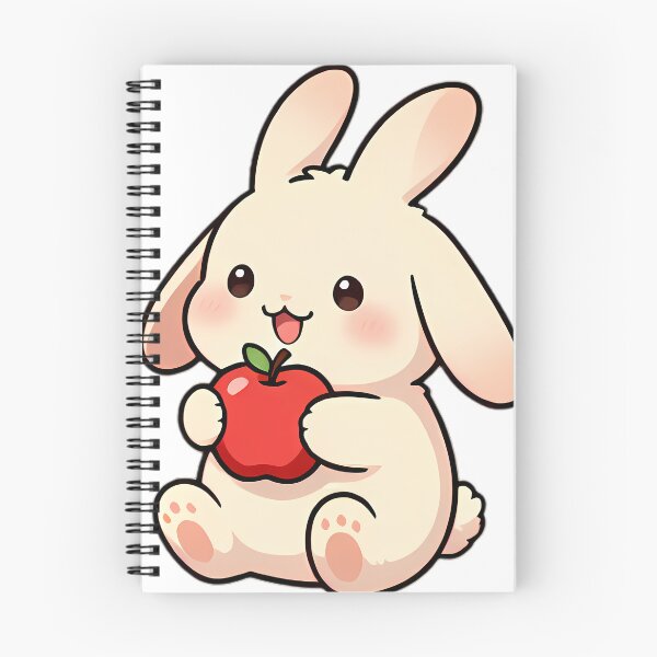 Item preview, Cute Farm Lop Bunny Hugging Crisp Apple designed and sold by pumsquare.