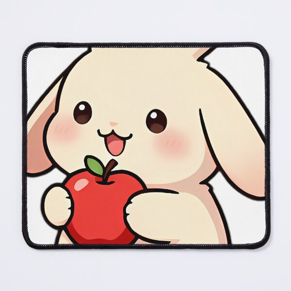 Item preview, Cute Farm Lop Bunny Hugging Crisp Apple designed and sold by pumsquare.