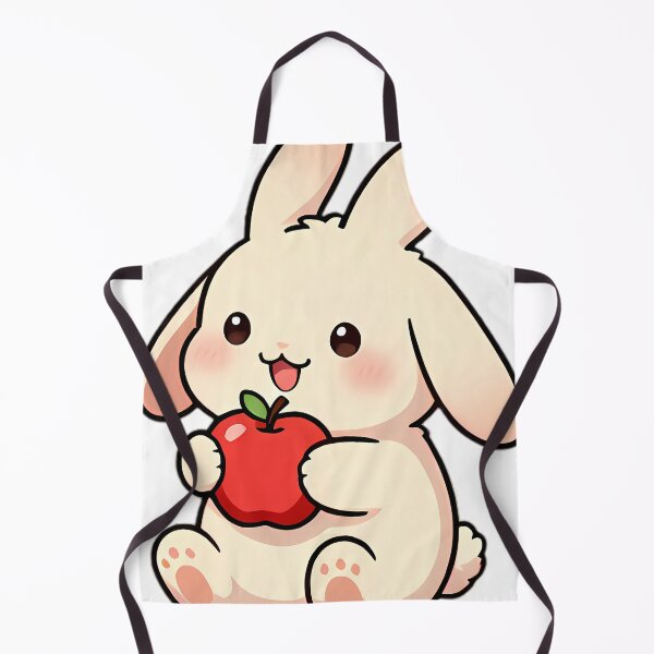 Item preview, Cute Farm Lop Bunny Hugging Crisp Apple designed and sold by pumsquare.