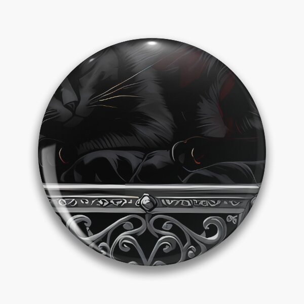 Item preview, Gothic Black Cat Midnight Coffin designed and sold by IllumeInk.