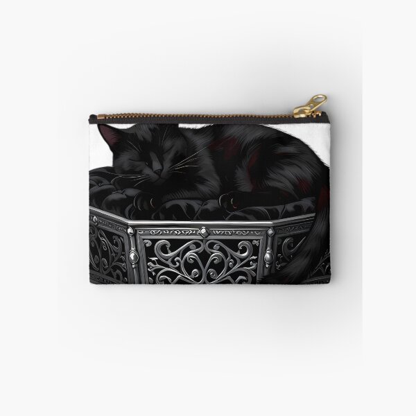 Item preview, Gothic Black Cat Midnight Coffin designed and sold by IllumeInk.