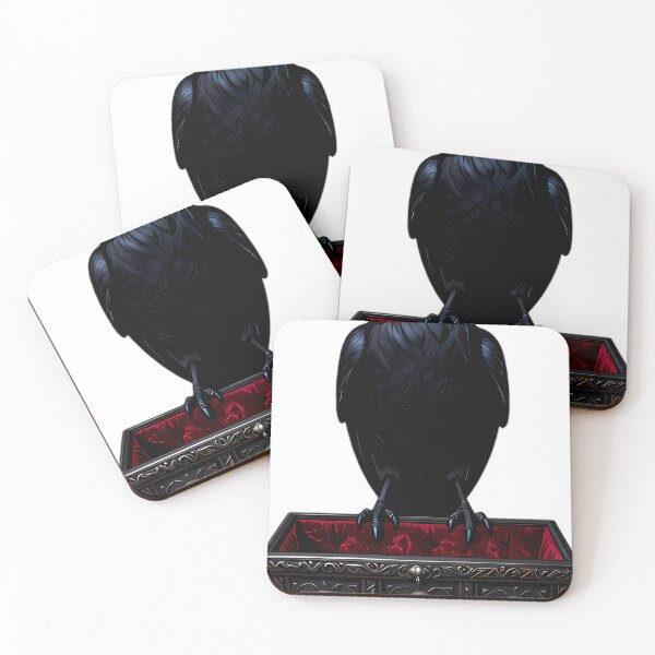 Item preview, Gothic Raven Skull Coffin designed and sold by IllumeInk.
