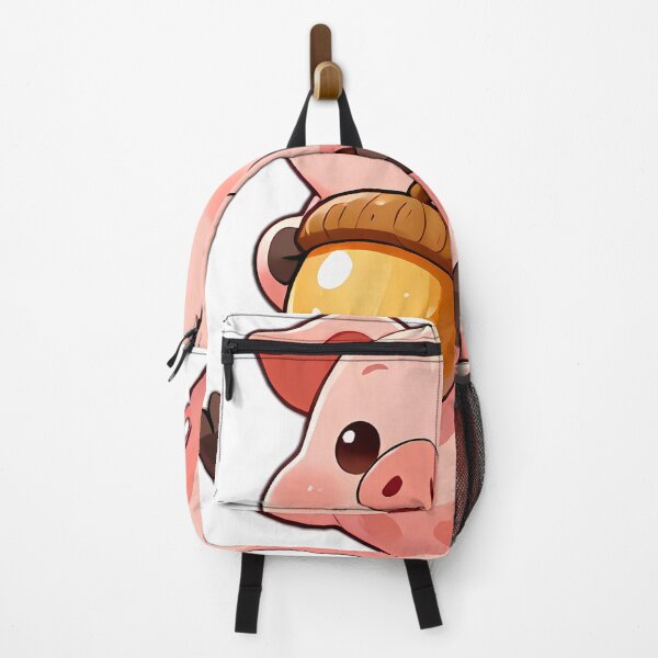 Item preview, Cute Potbellied Piglet with Golden Acorn designed and sold by pumsquare.