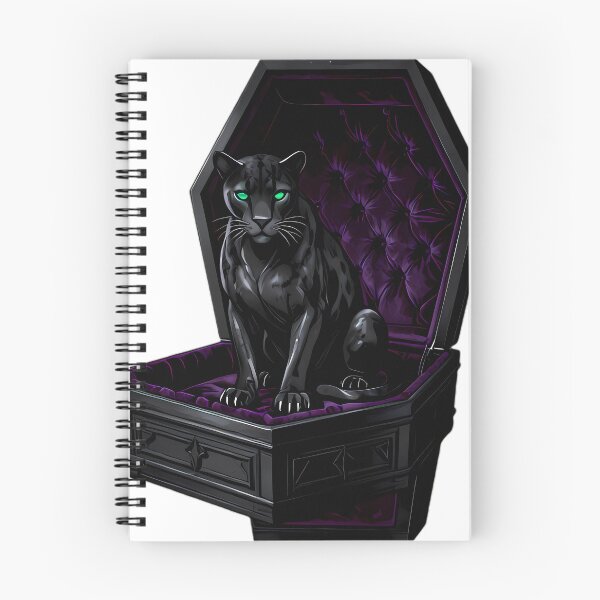 Item preview, Gothic Panther Amethyst Coffin designed and sold by IllumeInk.