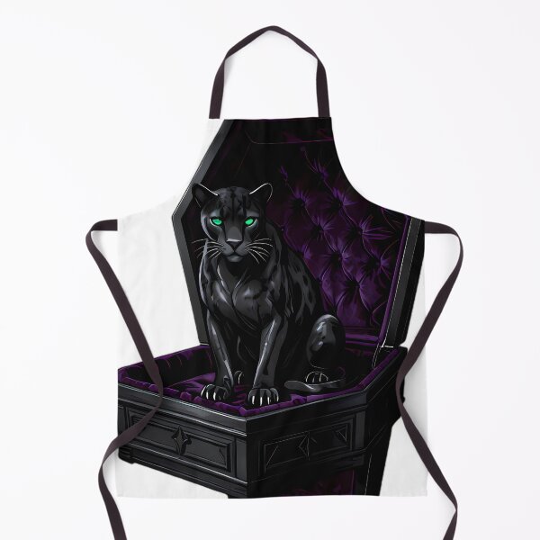 Item preview, Gothic Panther Amethyst Coffin designed and sold by IllumeInk.