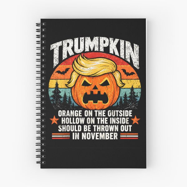 Item preview, Halloween Anti Trumpkin Orange On The Outside Hollow Inside designed and sold by Holyiury.
