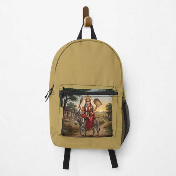 Item preview, Maa Sheetla Mata Sacred Rural Devotional Art designed and sold by hutofdesigns.