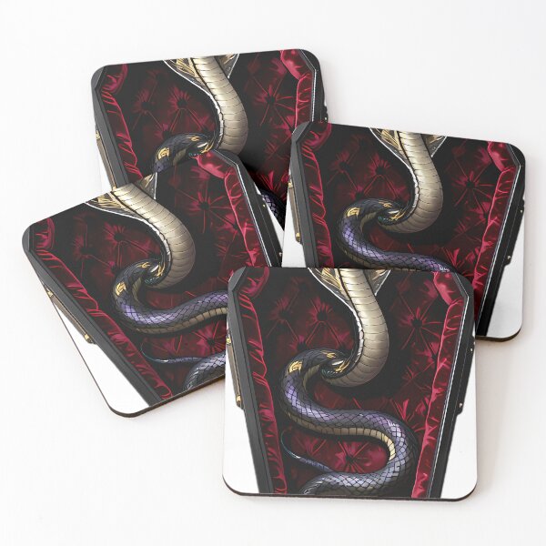 Item preview, Gothic Cobra Royal Velvet Coffin designed and sold by IllumeInk.