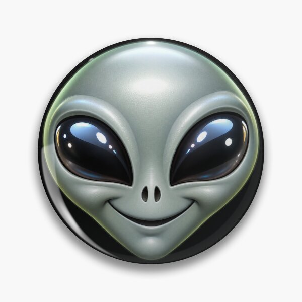Item preview, Alien Emoji – Cute 3D Extraterrestrial designed and sold by Kevin Shearer.