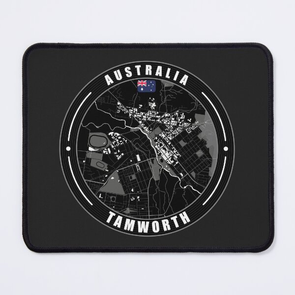 Item preview, Tamworth Australia City Map designed and sold by Thistle-TShop.