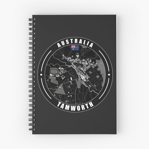 Item preview, Tamworth Australia City Map  designed and sold by Thistle-TShop.