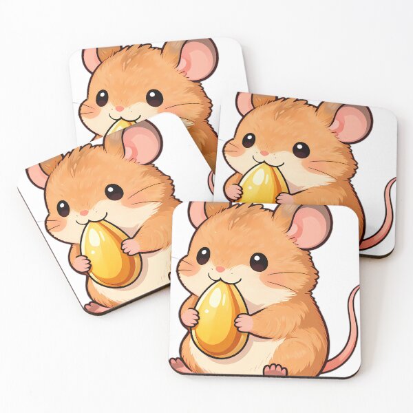Item preview, Cute Farm Harvest Mouse with Sunflower Seed designed and sold by pumsquare.