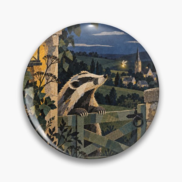 Item preview, Badger by Night designed and sold by LittleDreamsCo.