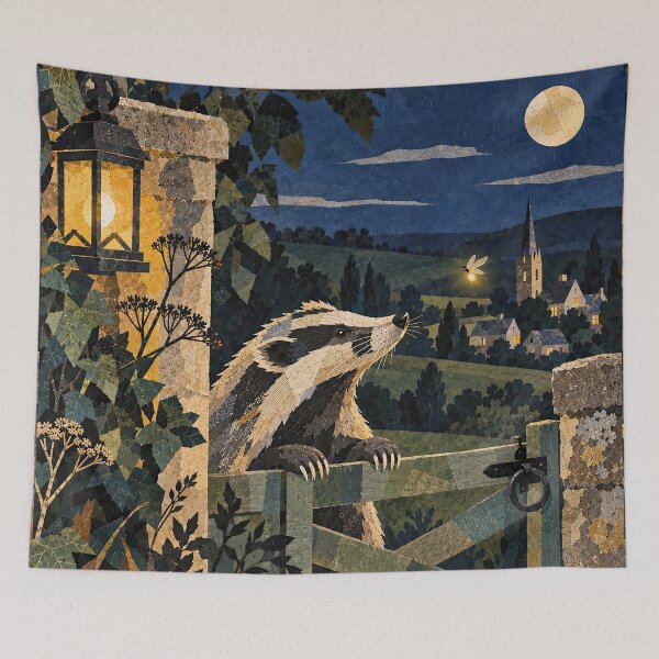 Item preview, Badger by Night designed and sold by LittleDreamsCo.