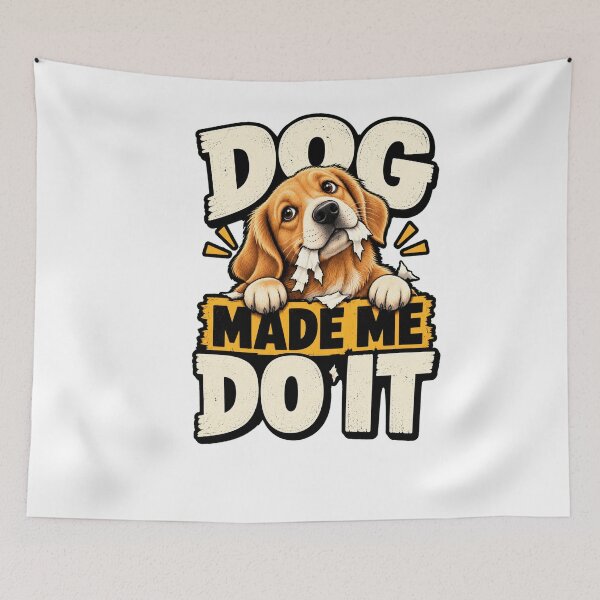 Item preview, Dog Made Me Do It Funny Dog T-Shirt | Dog Lover Shirt | Funny Dog Gift designed and sold by VIBECANVASSHOP .