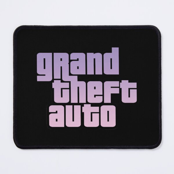 Item preview, GTA Grand Theft Auto Logo Pink Purple Sky designed and sold by BubblePopRed.