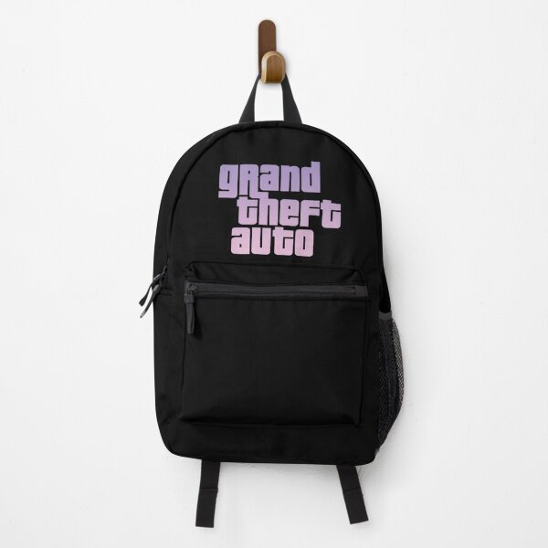 Item preview, GTA Grand Theft Auto Logo Pink Purple Sky designed and sold by BubblePopRed.