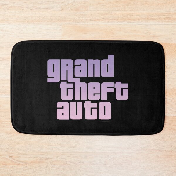 Item preview, GTA Grand Theft Auto Logo Pink Purple Sky designed and sold by BubblePopRed.