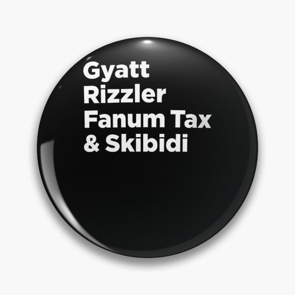Artikelvorschau, Gyatt Rizzler Fanum Tax Skibidi  entworfen und verkauft von giltonorm.