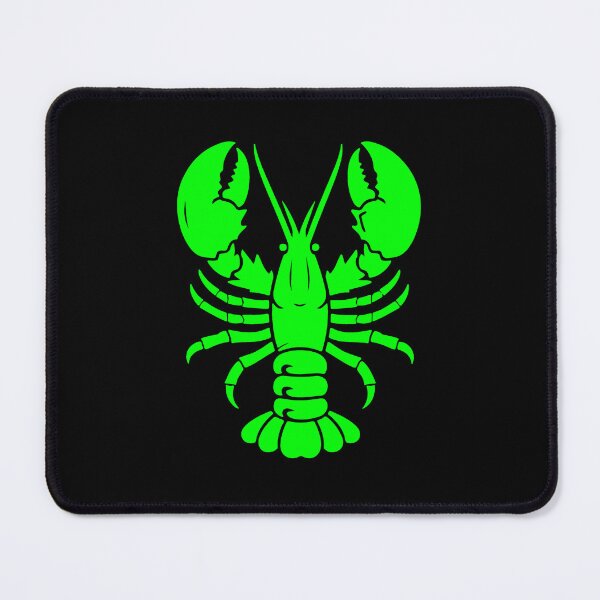 Item preview, Lime Nautical Lobster Silhouette Design designed and sold by pattern-archive.